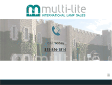 Tablet Screenshot of multi-liteusa.com